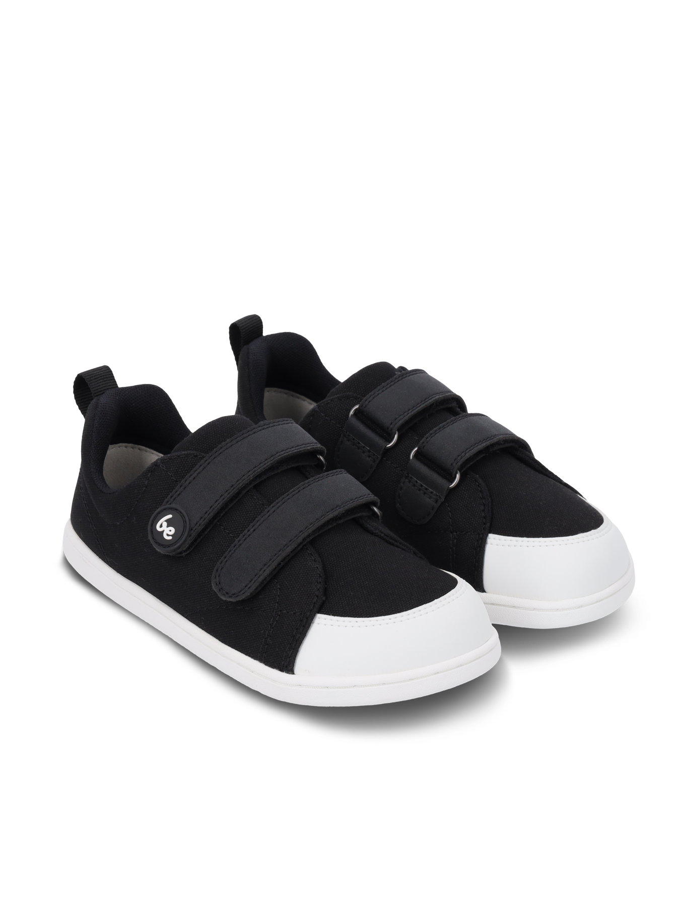 Kids barefoot sneakers Be Lenka Canvi Preschool - Black & White