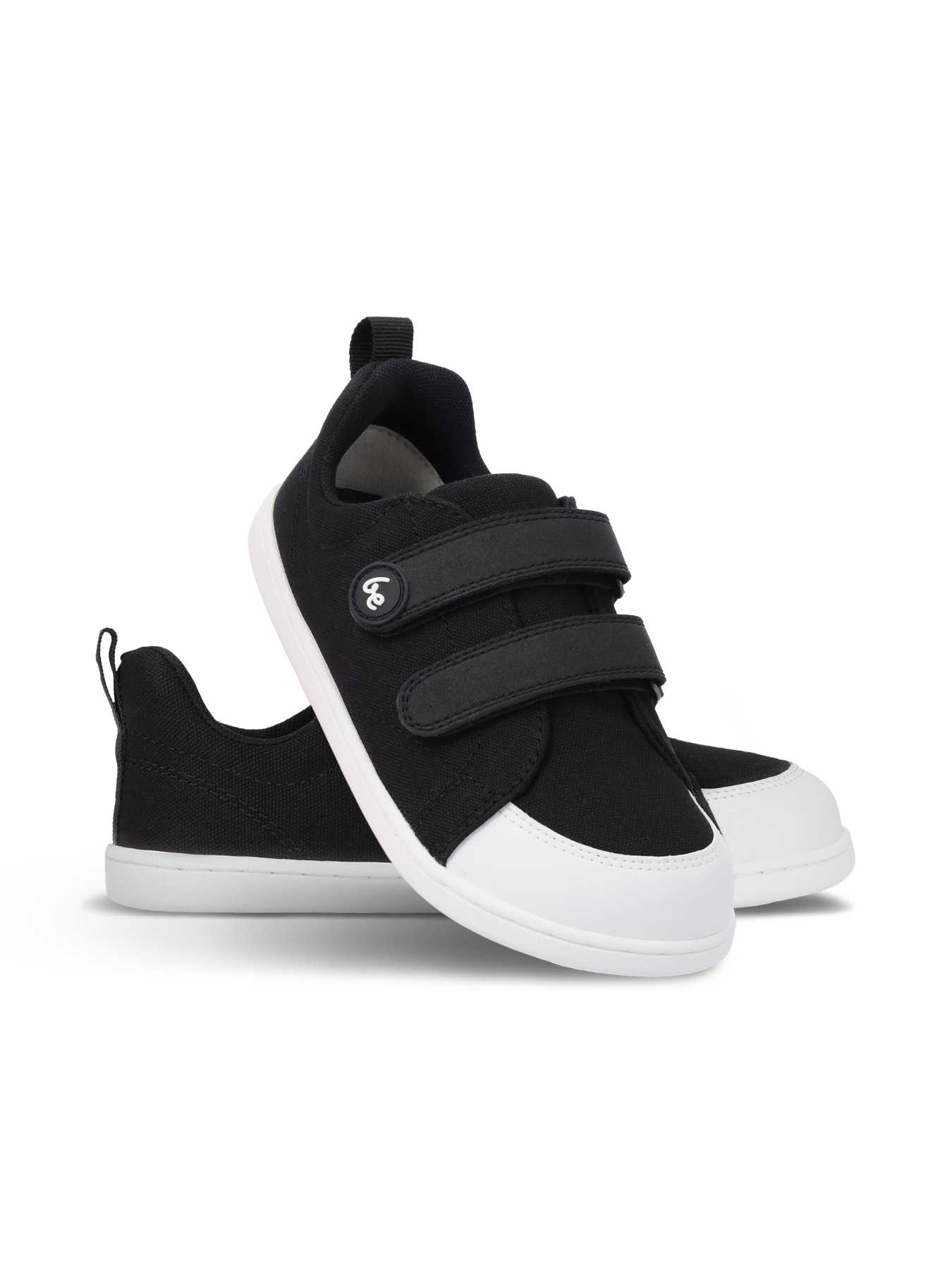 Kids barefoot sneakers Be Lenka Canvi Kids - Black & White