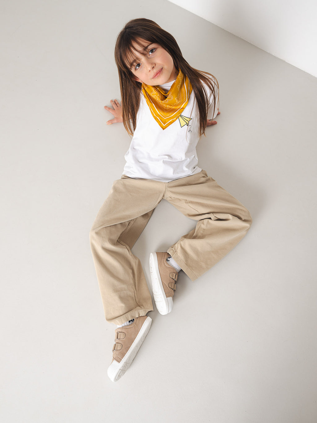 Kids barefoot sneakers Be Lenka Canvi Kids - Light Brown