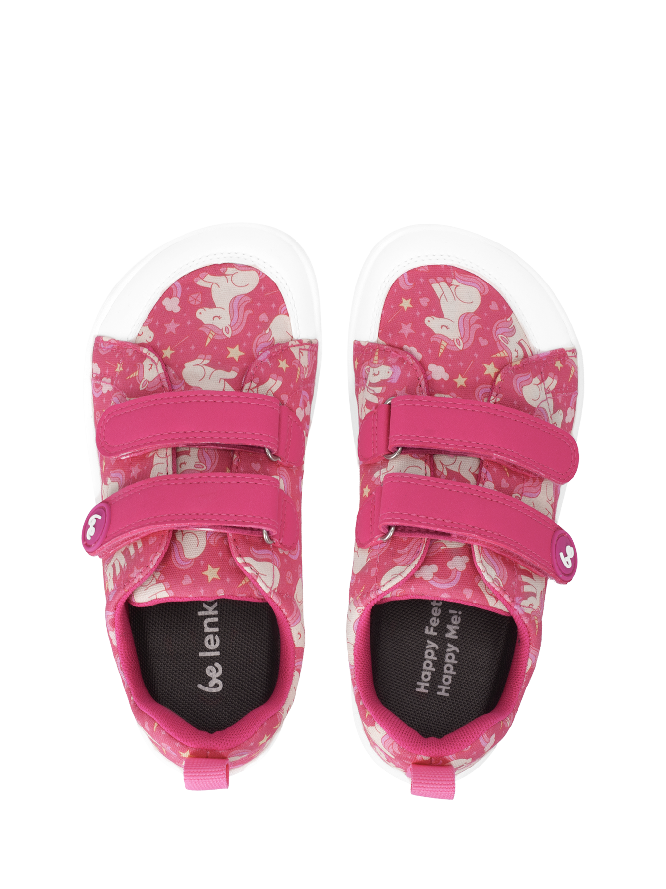 Kids barefoot sneakers Be Lenka Canvi Preschool - Unicorn