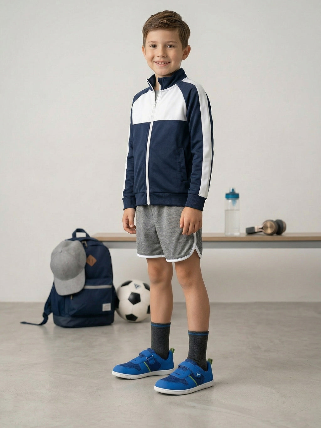 Kids Barefoot Sneakers Be Lenka Glade Kids - Blue & Green