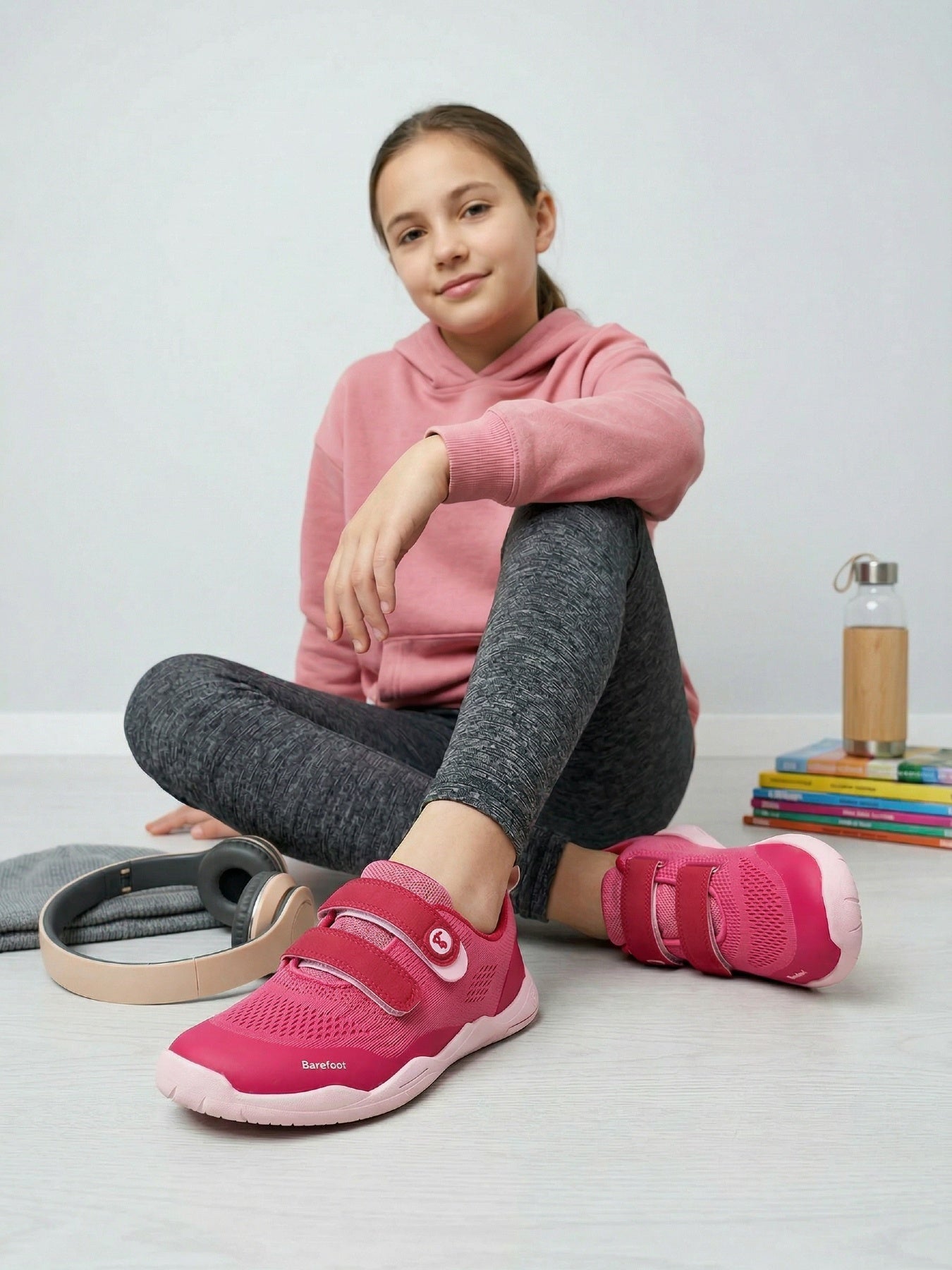 Kids barefoot sneakers Be Lenka Nubo Junior - Pink