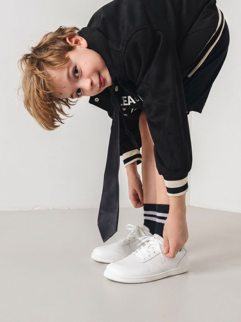Kids barefoot sneakers Be Lenka Scoot Junior - All White