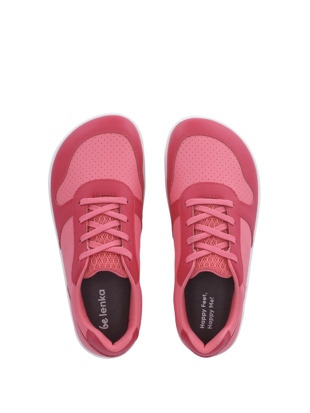 Kids barefoot sneakers Be Lenka Scoot Junior - Light & Dark Pink