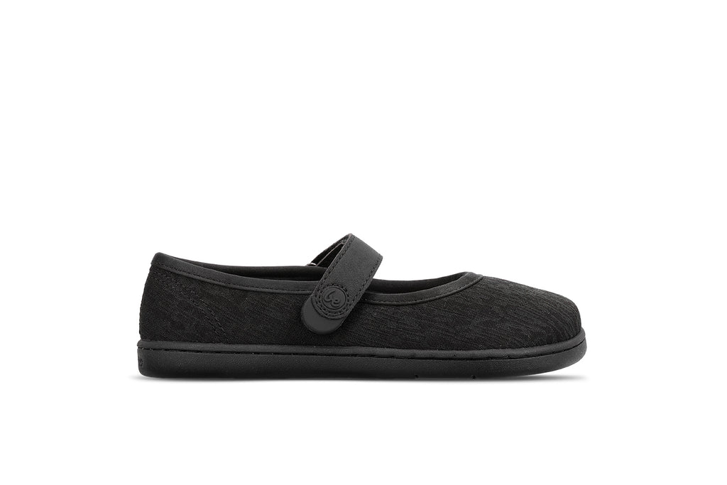 Kids Barefoot Ballerinas Be Lenka Tinkee Kids - All Black Sparkle
