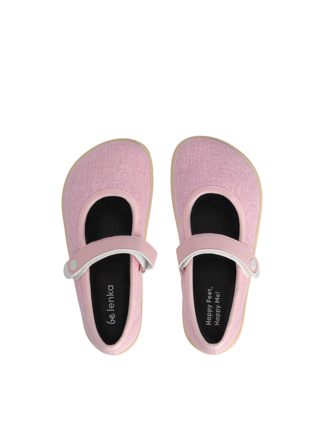 Kids Barefoot Ballerinas Be Lenka Tinkee Kids - Pink Sparkle