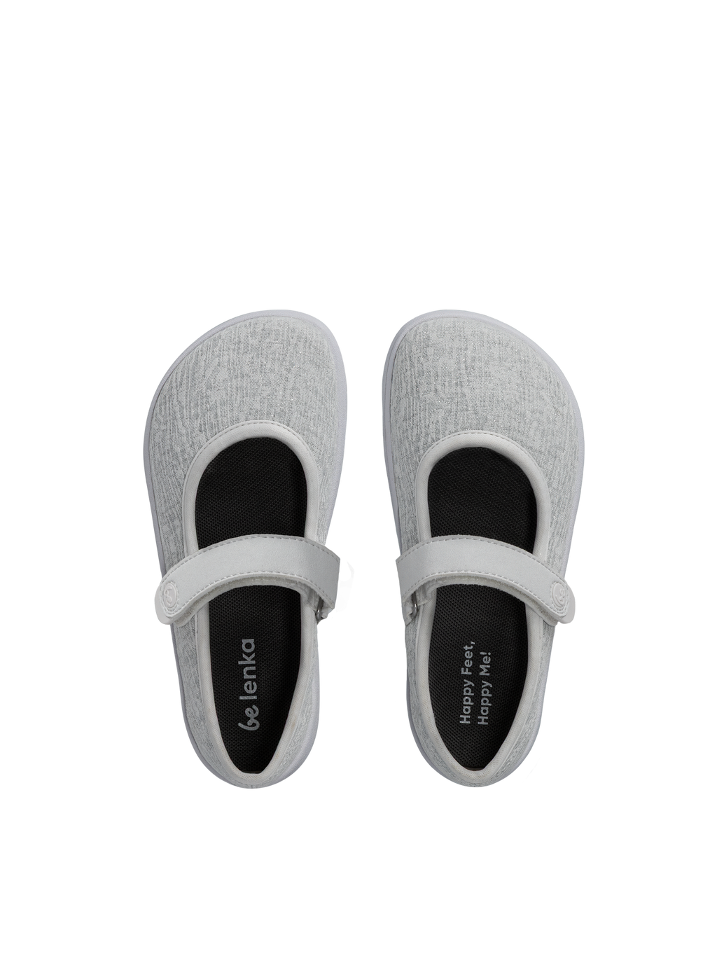 Kids Barefoot Ballerinas Be Lenka Tinkee Kids - White Sparkle