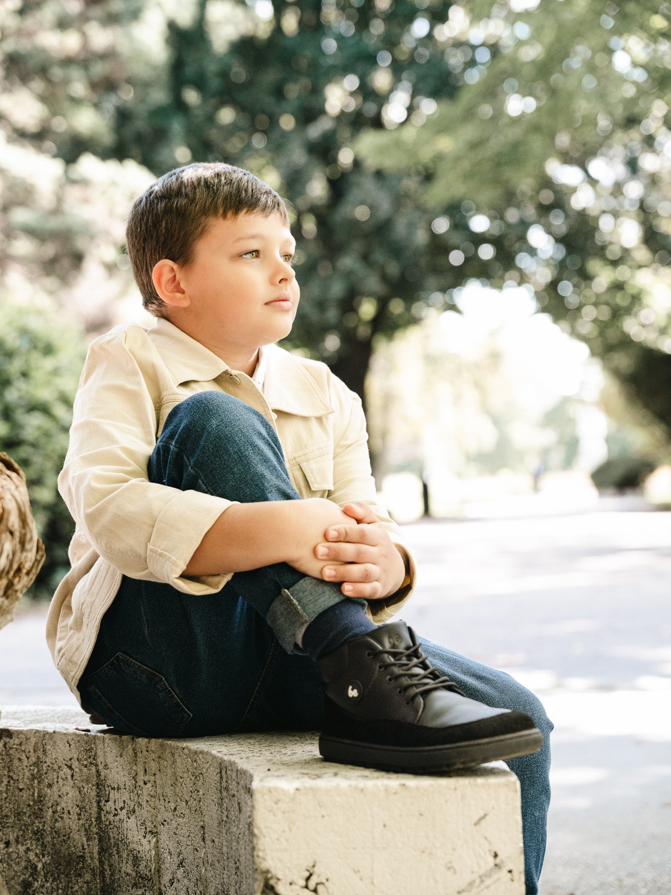 Kids barefoot shoes Be Lenka Elio Junior - All Black