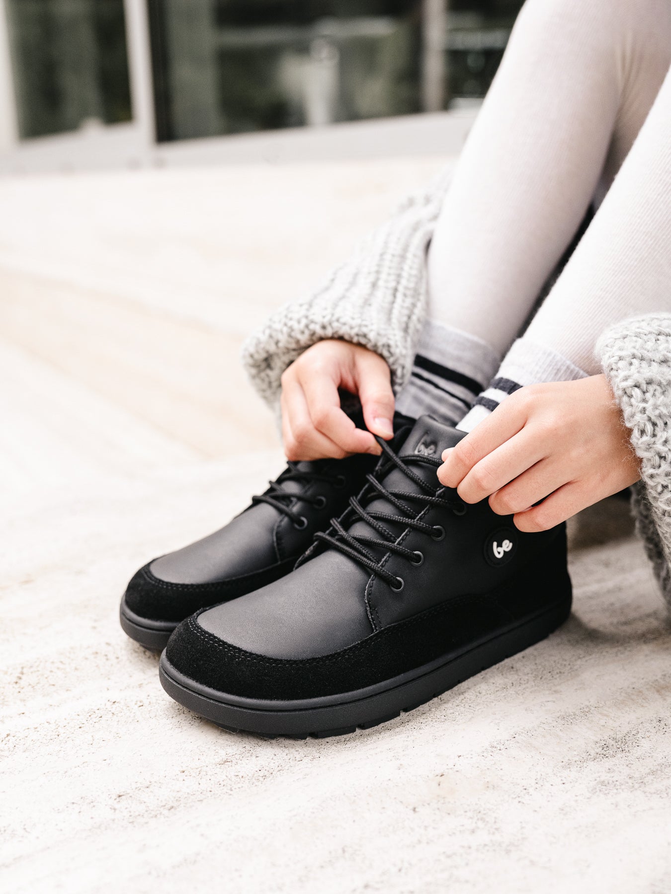 Kids barefoot shoes Be Lenka Elio Junior - All Black