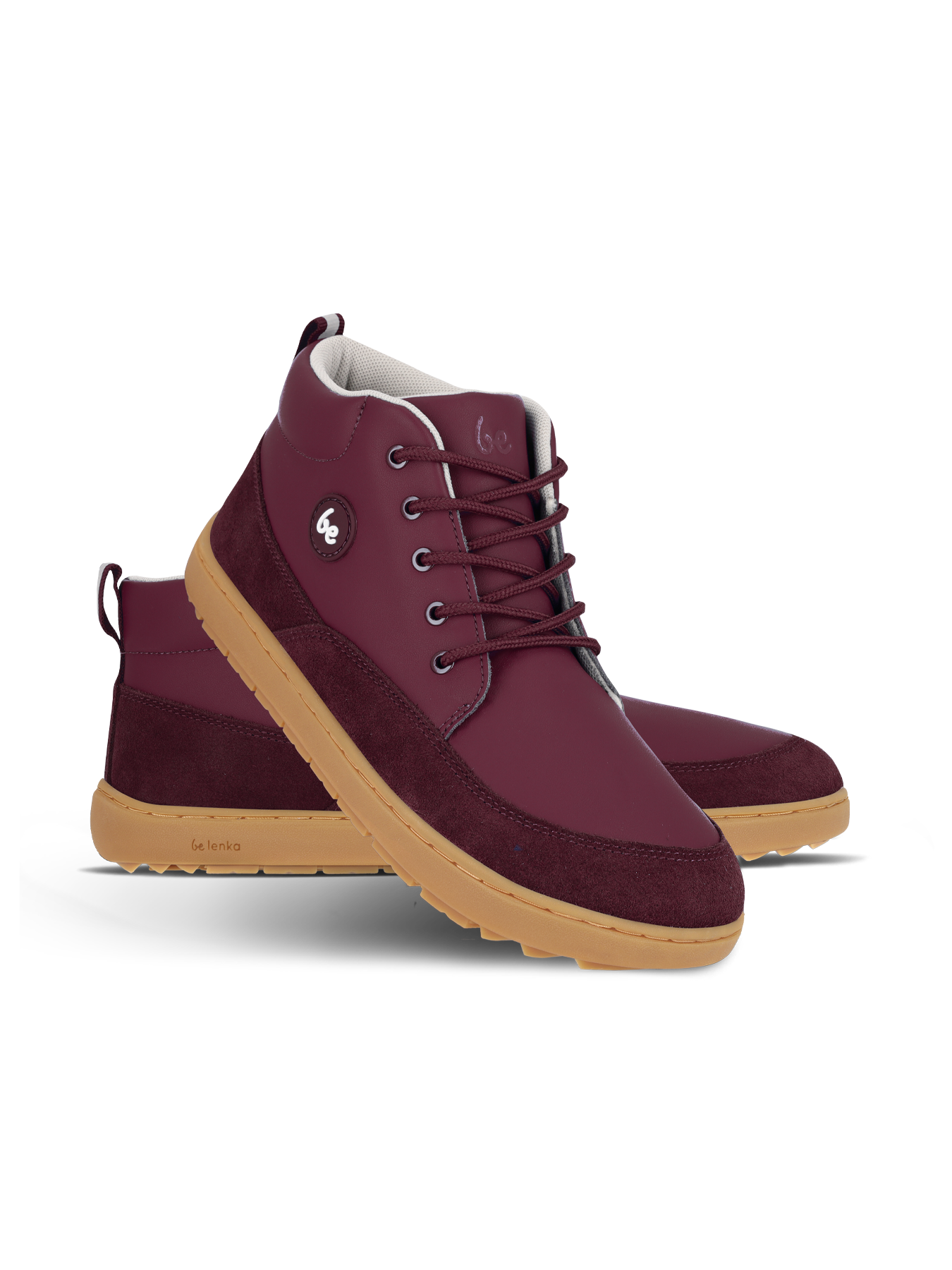 Kids barefoot shoes Be Lenka Elio Junior - Berry