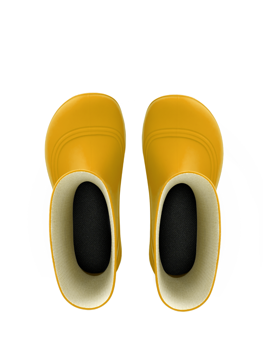 Kids Barefoot Rain Bootss Be Lenka Pudds - Yellow