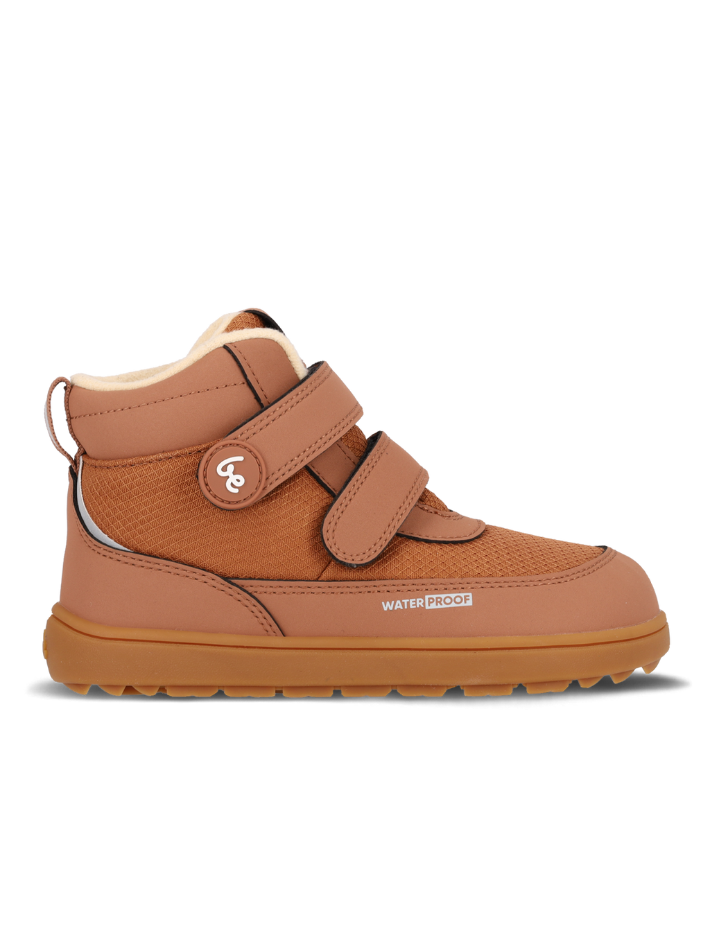 Kids winter barefoot boots Be Lenka Zippu Kids - All Brown