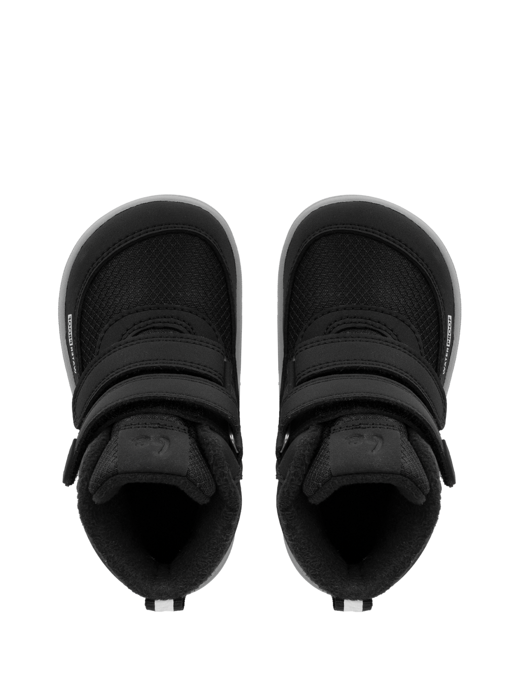 Kids winter barefoot boots Be Lenka Zippu Preschool - Black & Grey