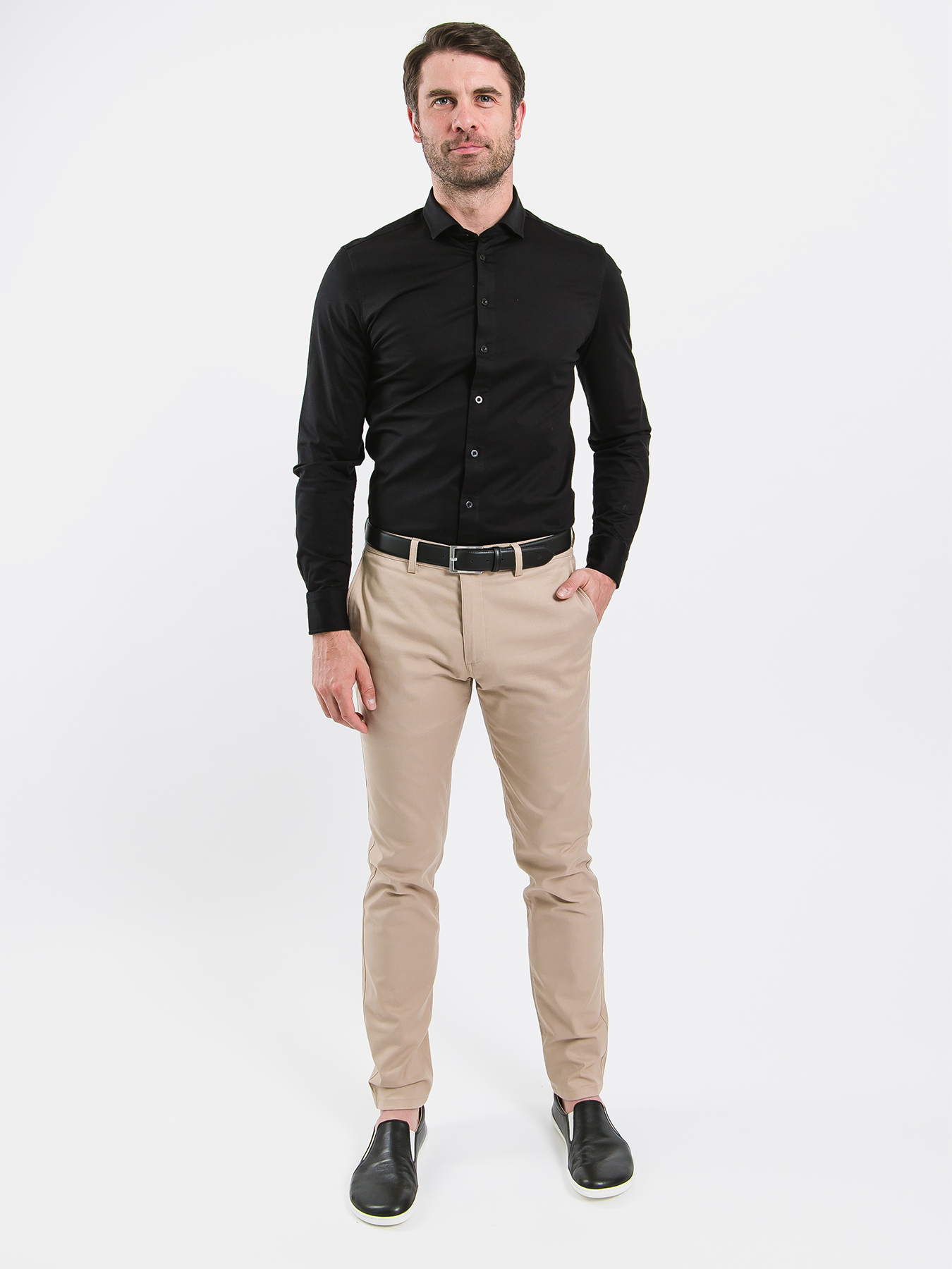 Men’s Shirt Slim Be Lenka Essentials - Jet Black