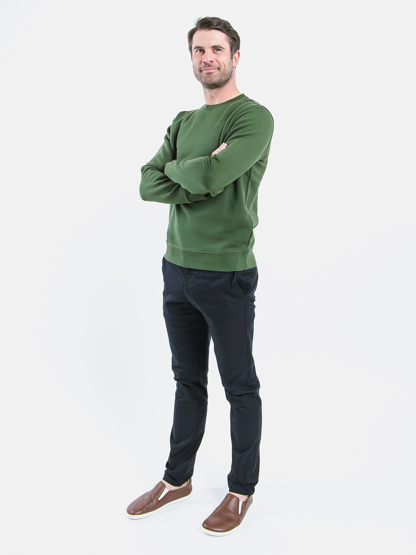 Men’s Sweatshirt Be Lenka Essentials - Dark Green