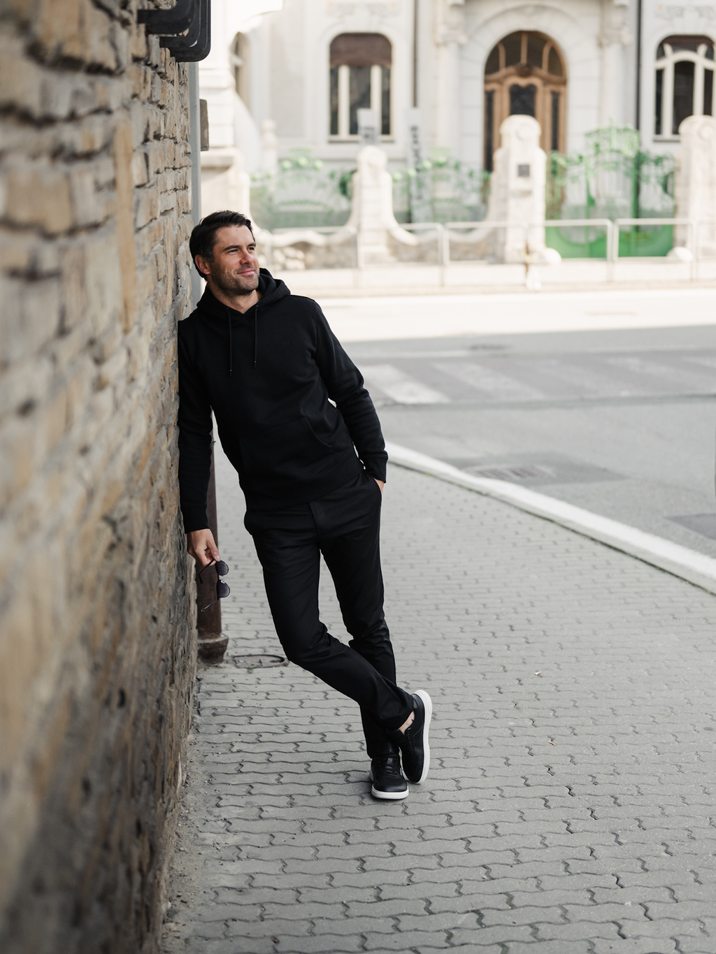 Men’s Hoodie Be Lenka Essentials - Black