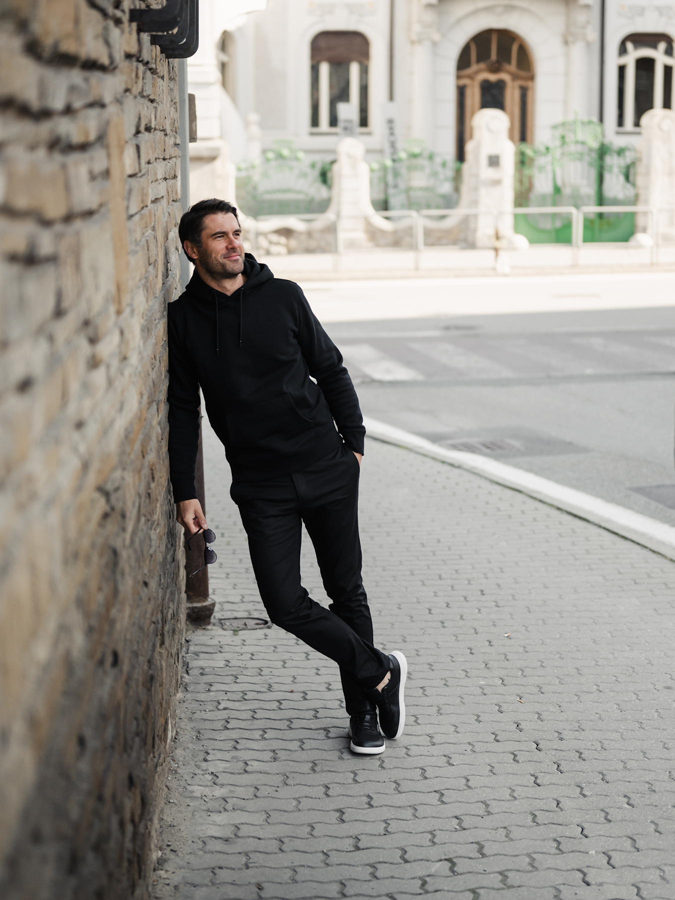 Men’s Hoodie Be Lenka Essentials - Black