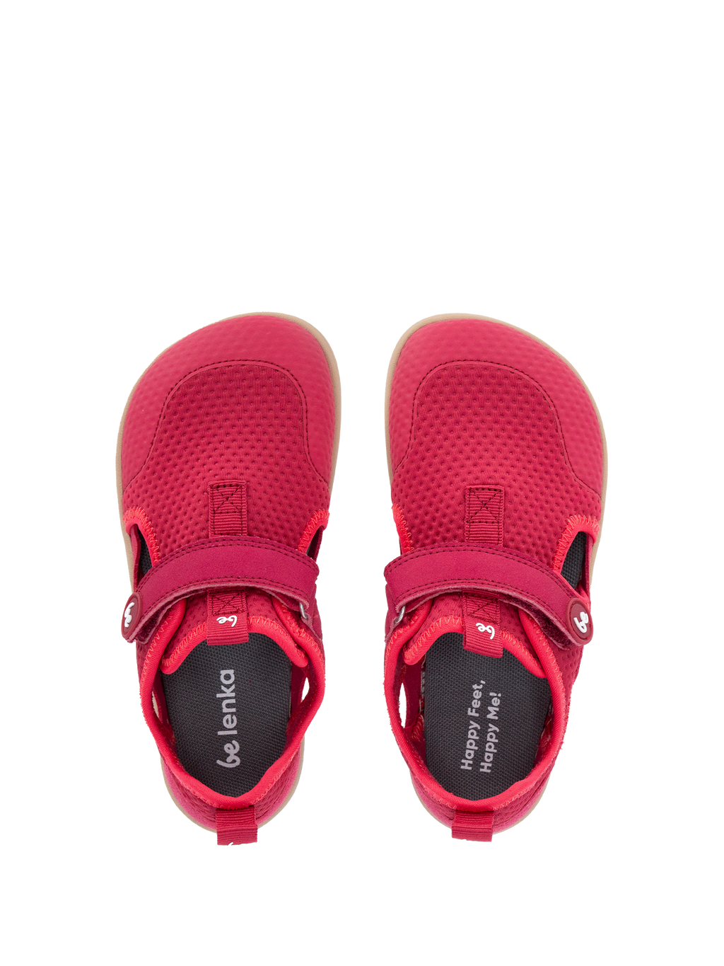 Kids barefoot sandals Zest Kids - Berry