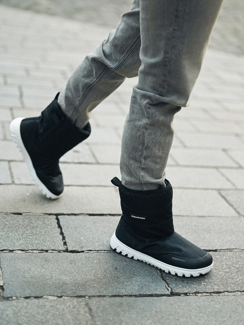 Barefoot Winter Boots Barebarics PolarStride - Black