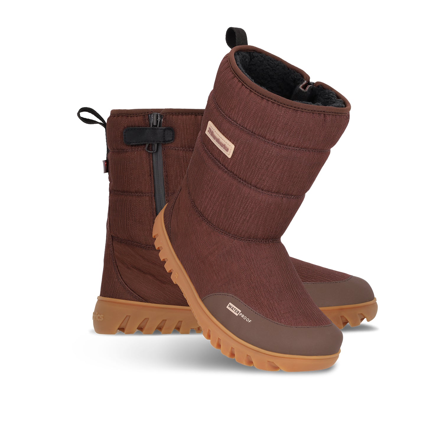 Barefoot Winter Boots Barebarics PolarStride - Copper Brown