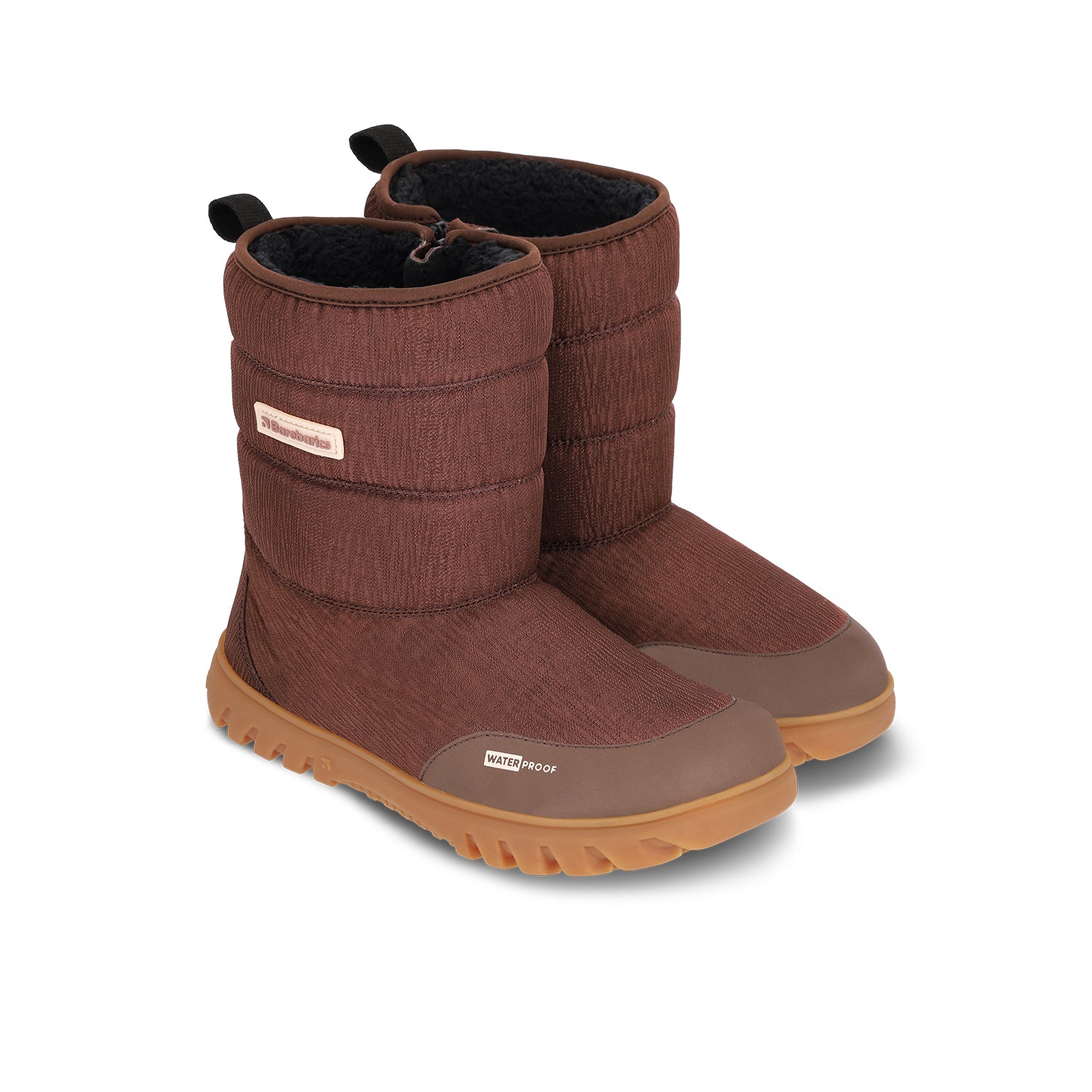 Barefoot Winter Boots Barebarics PolarStride - Copper Brown