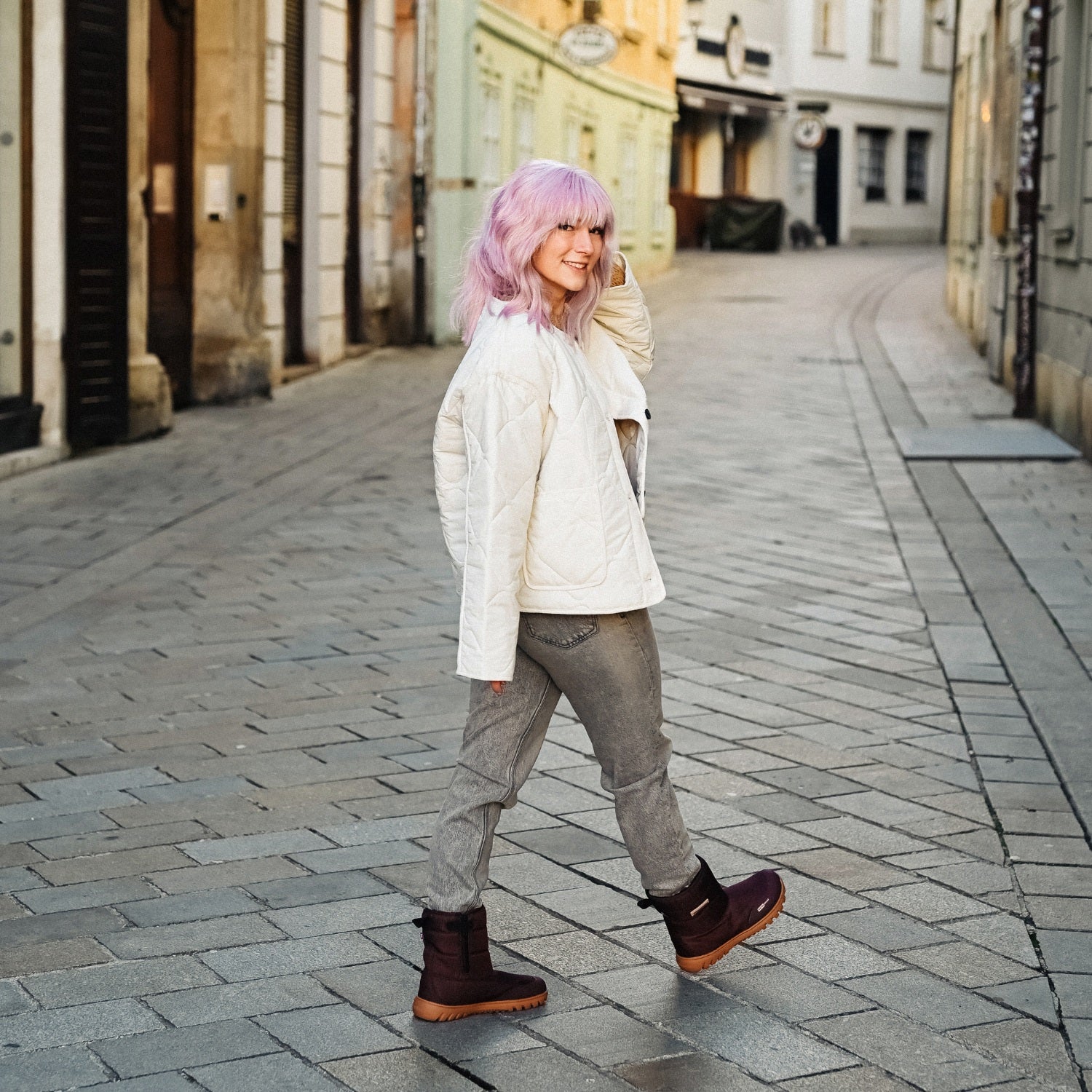 Barefoot Winter Boots Barebarics PolarStride - Copper Brown